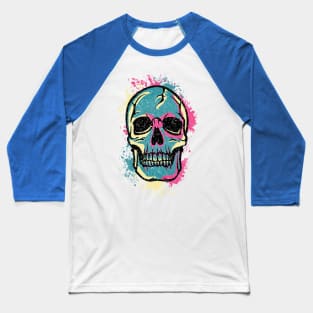 Skull Artwork design Baseball T-Shirt